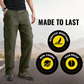 👖🏃 Herren-Cargohose mit mehreren Taschen – atmungsaktives Material und moderner Schnitt für Outdoor- oder Stadtaktivitäten 🏙️📦