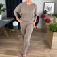 👗 45 % RABATT! ✨Elegantes 3-teiliges Set: Langer Cardigan, Oberteil und Hose