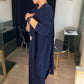 👗 45 % RABATT! ✨Elegantes 3-teiliges Set: Langer Cardigan, Oberteil und Hose