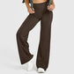 Weiche Stretchhose mit hoher Taille für Damen