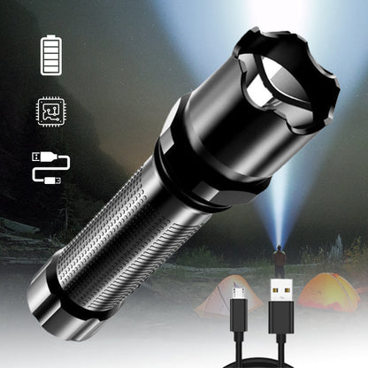 🎊Super Weihnachtsrabatt🎊USB aufladbare tragbare Outdoor-Taschenlampe