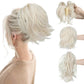 Synthetische Kralle Clip In Pferdeschwanz Haarverlängerungen Diy Haarteil Haar Bun