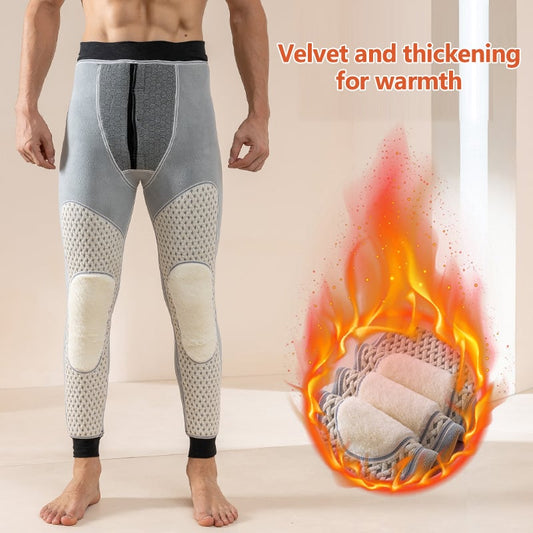 🔥BIG SALE🔥Winter Lamb Wool Plus Velvet Thickened Graphene Heating Knee Pads Warm Pants