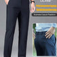 Gerade Business-Hose aus Samt für Herren