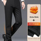 Gerade Business-Hose aus Samt für Herren